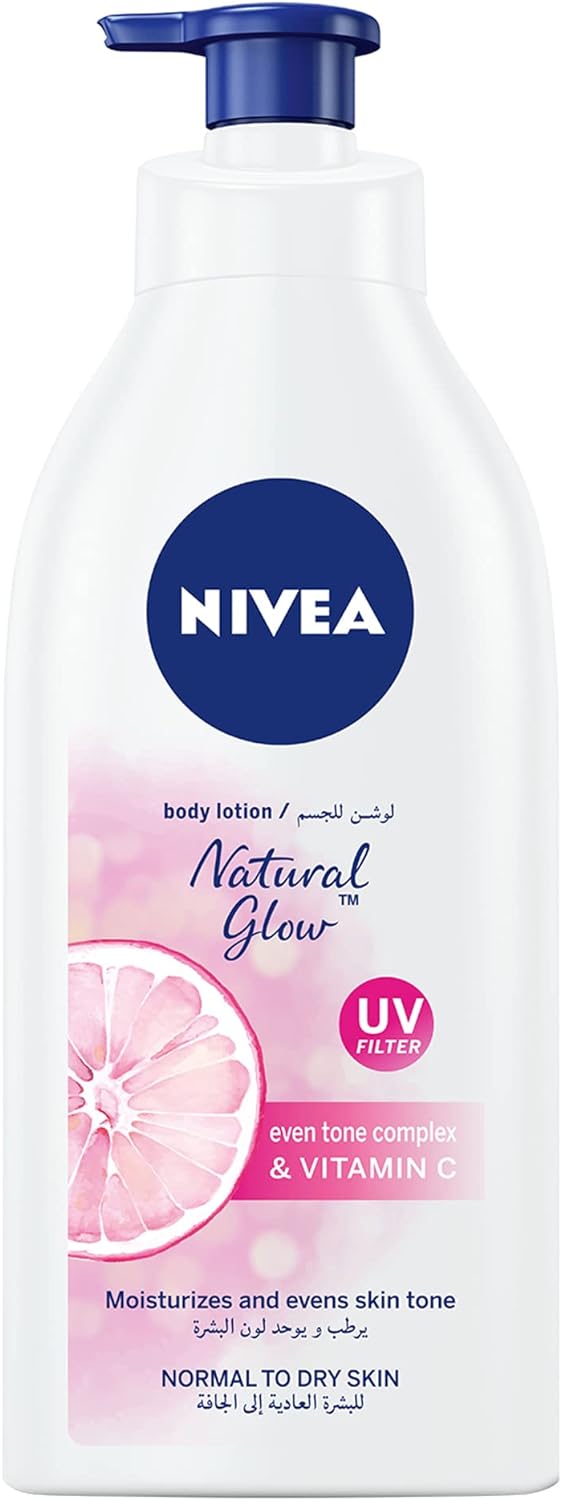 Nivea Body Lotion Even Tone Natural Glow Complex & Vitamin C All Skin Types 625 Ml