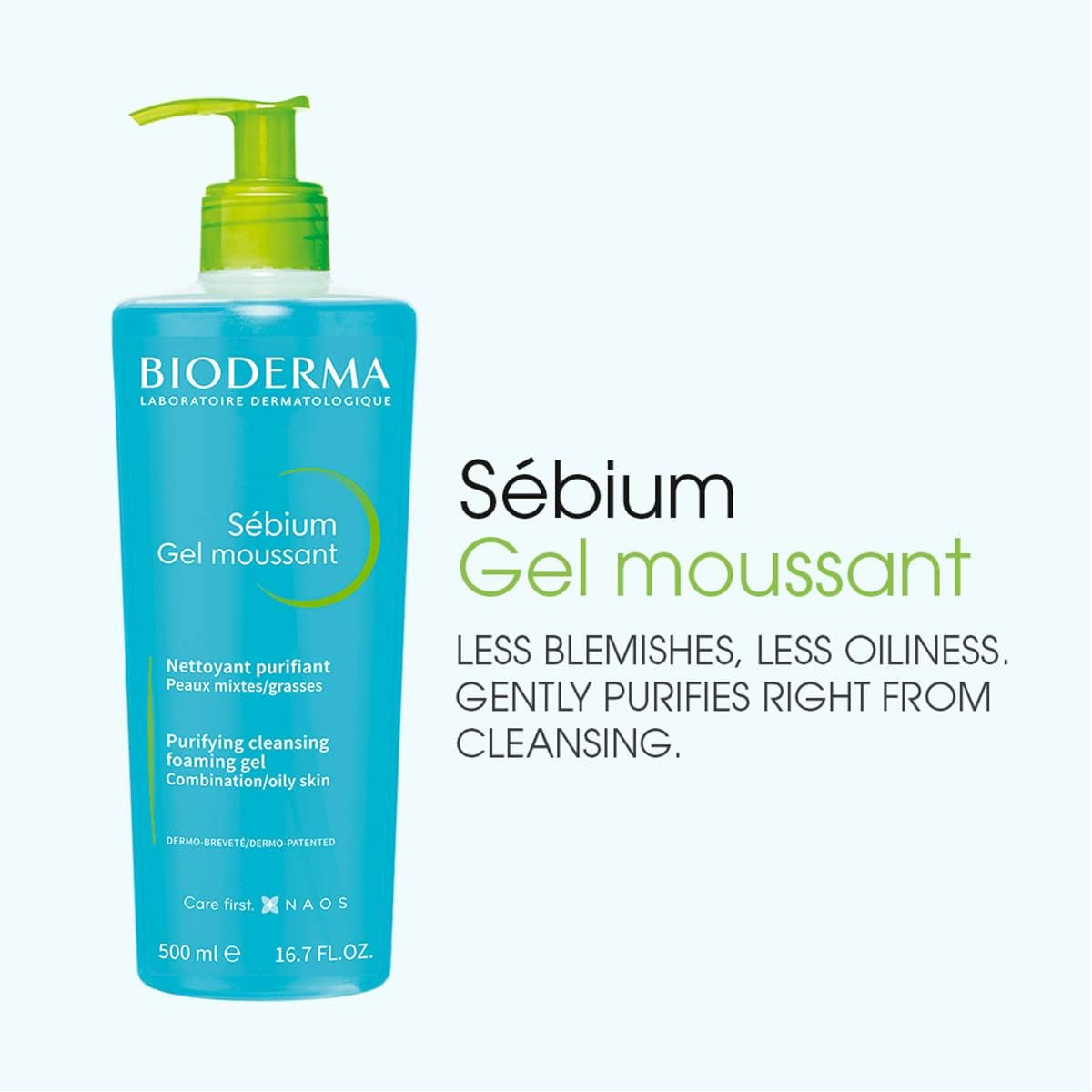 Bioderma Sebium Gel Moussant 500 Ml