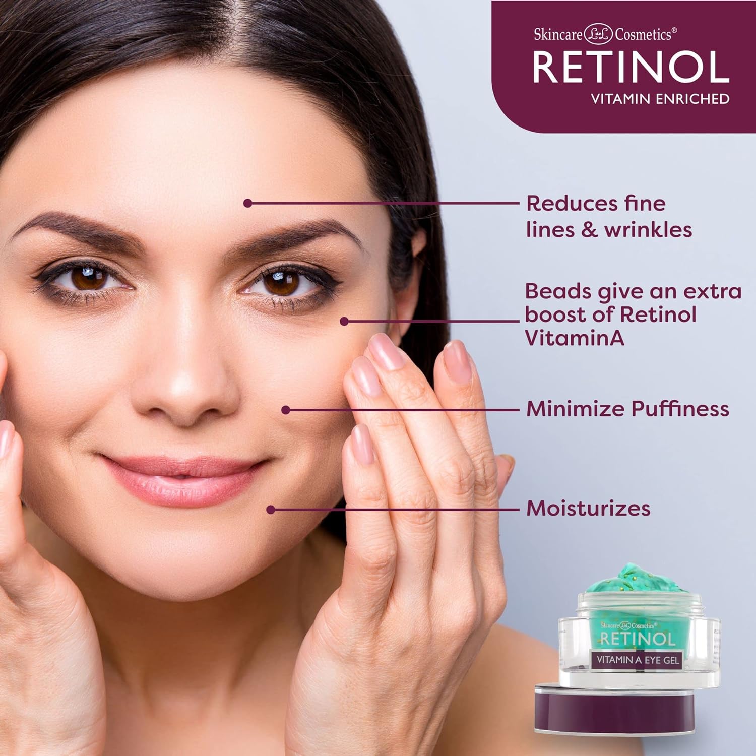 Retinol -Vitamin A Micro Encapsulated - Eye Gel 