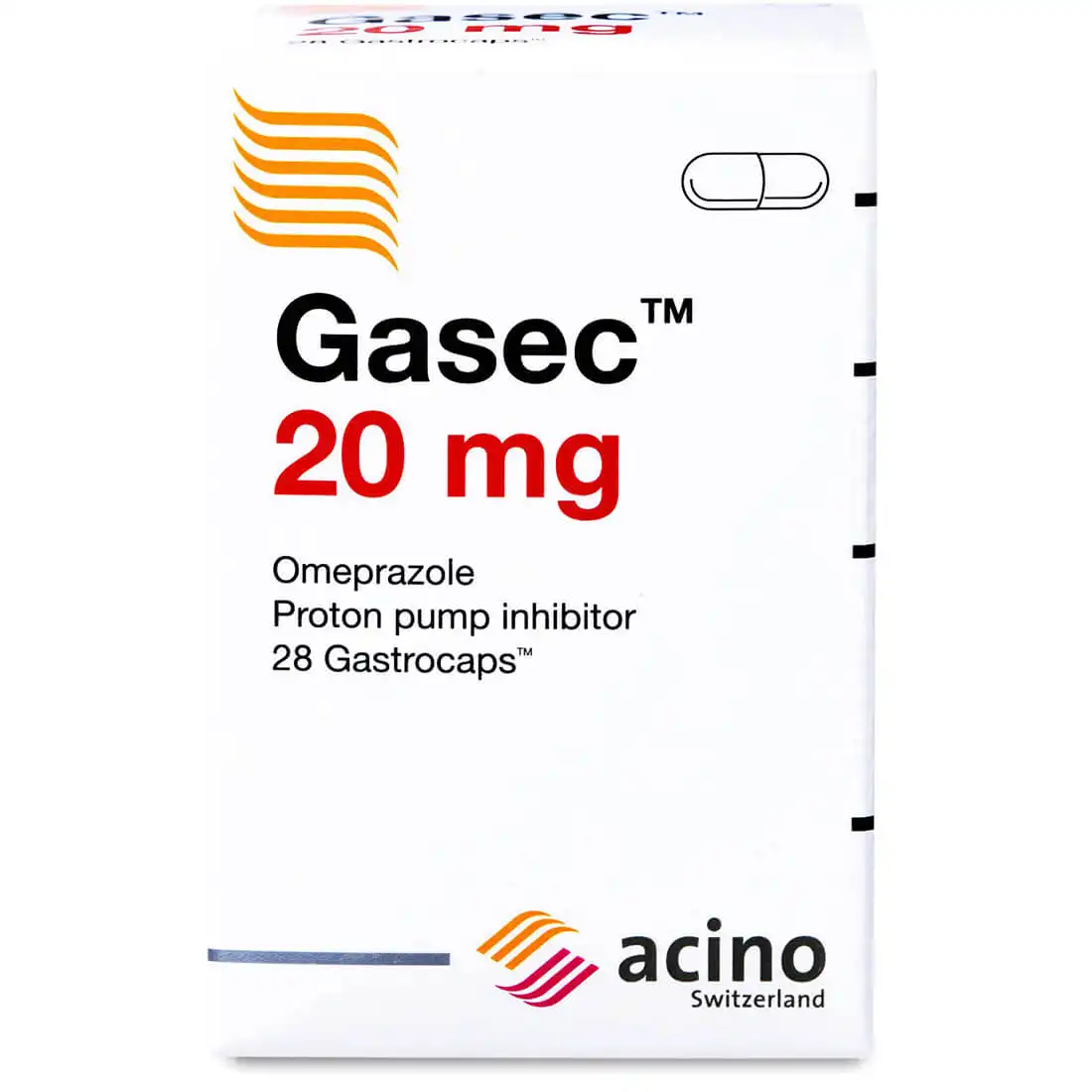 Gasec 20mg 28cap