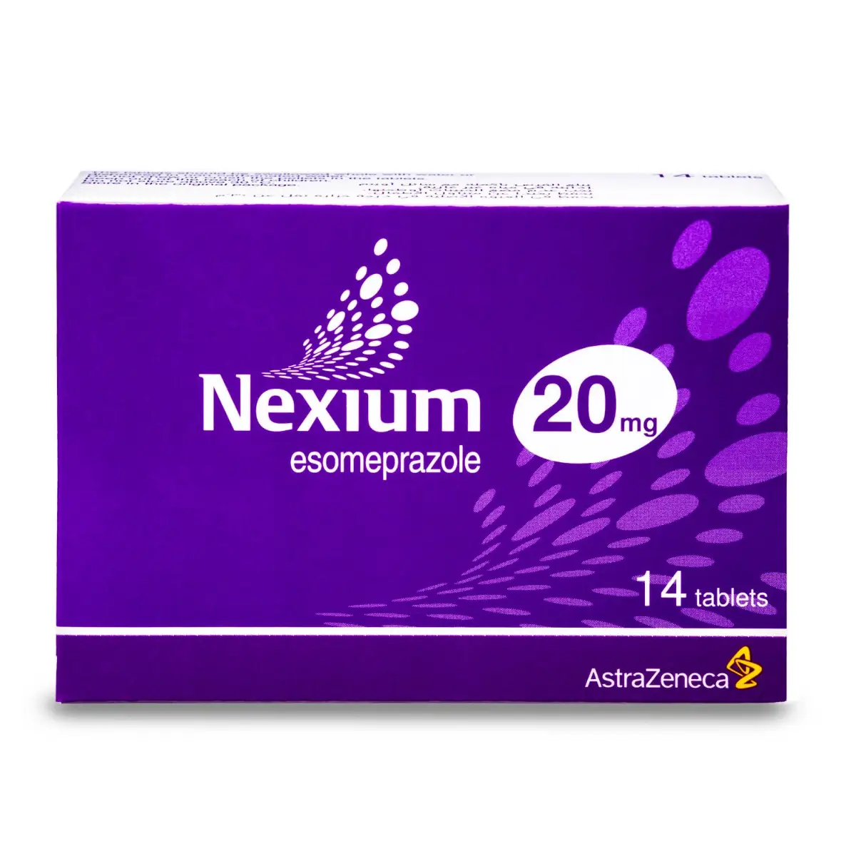 Nexium 20mg tabs bx/14 ea