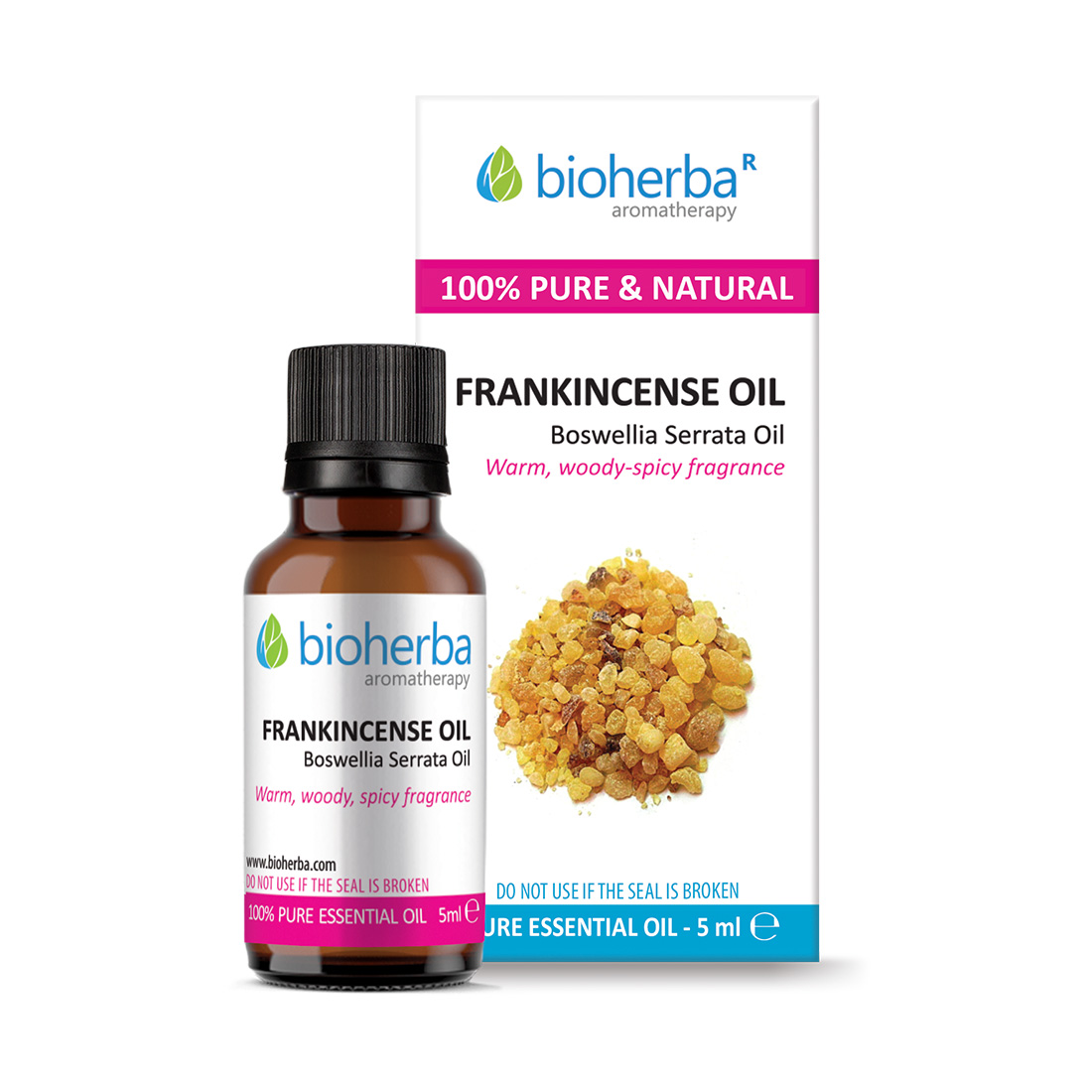 Frankincense Oil, 5Ml, Bioherba Pure Essential Oil,Balances emotions, eliminates anxiety, Anti-aging skin care