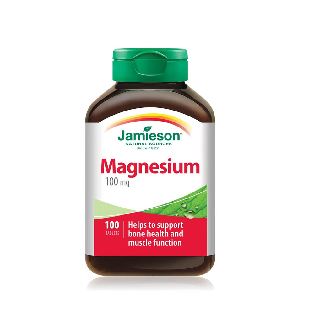 Jamieson Magnesium 100mg 100 tab