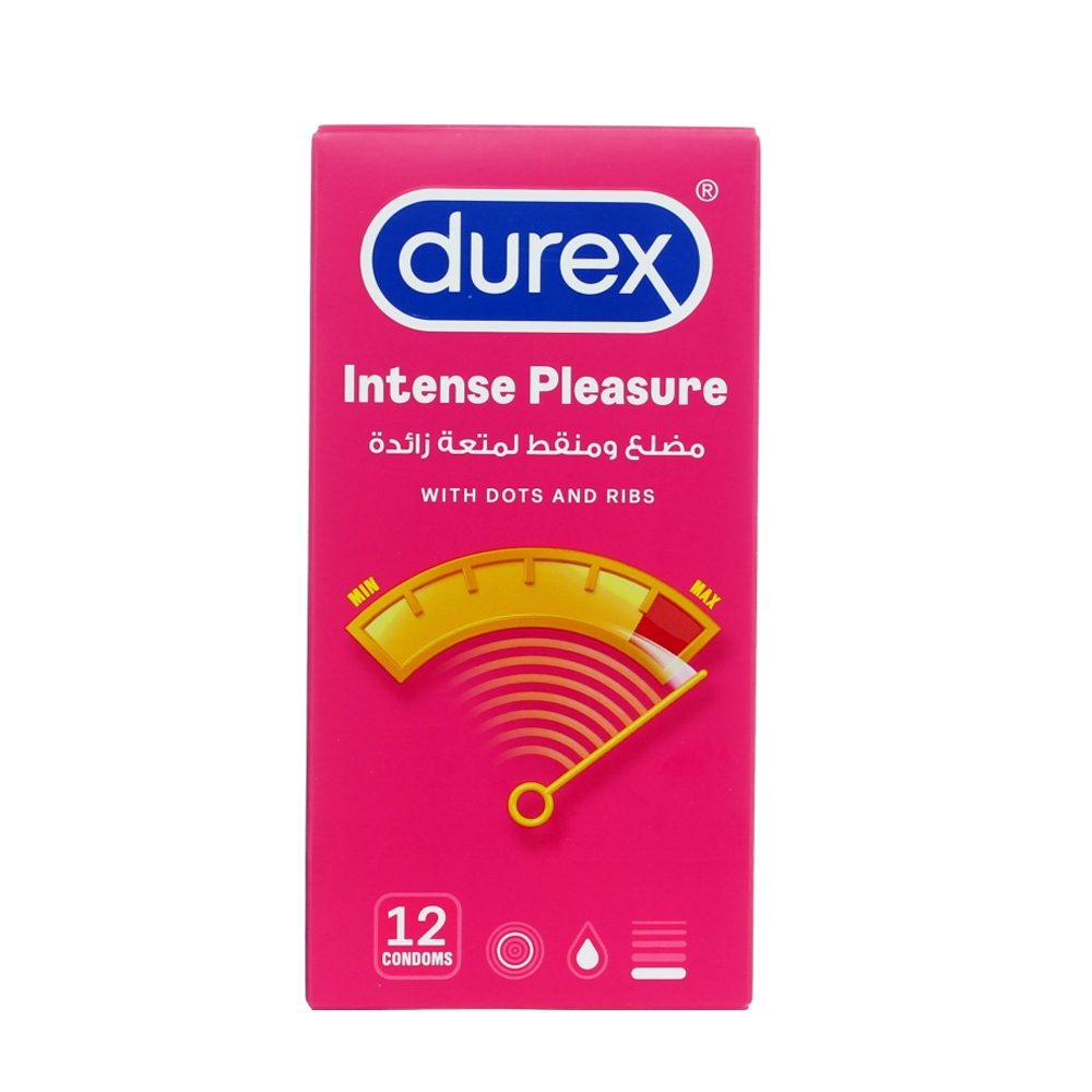 Durex Condom Intense Pleasure 12 Pcs