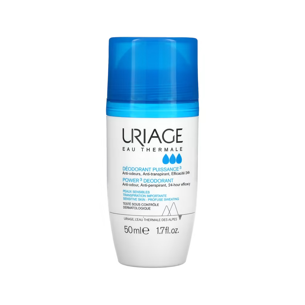 Uriage Deodrant Puissance 3 Roll On Deo 50ml