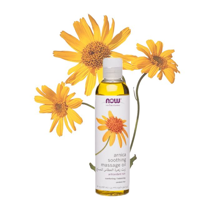 Now Arnica Soothing Massage Oil 237Ml