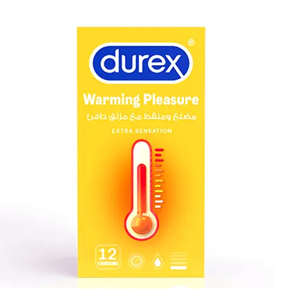 Durex Condom Pleasuremax Warming 12 Pcs