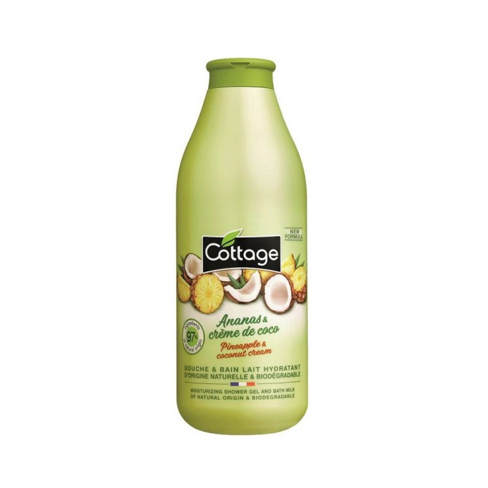 Cottage Shower Gel Pieapple & Coconut Cream 750Ml