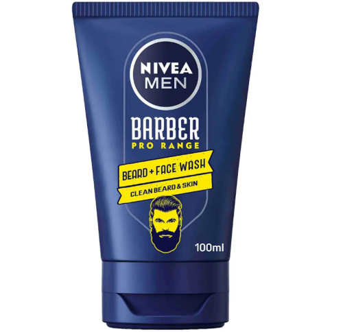 Nivea Men Barber Pro Range Beard & Face Wash 100 Ml