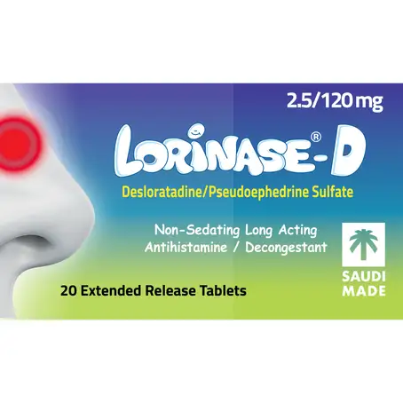 Lorinase d 2.5/120mg 20 Tab