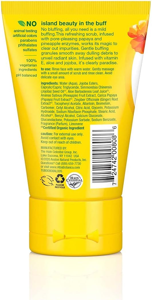 Alba Botanica Alba Pineapple Enzyme Scrb 113 Gm