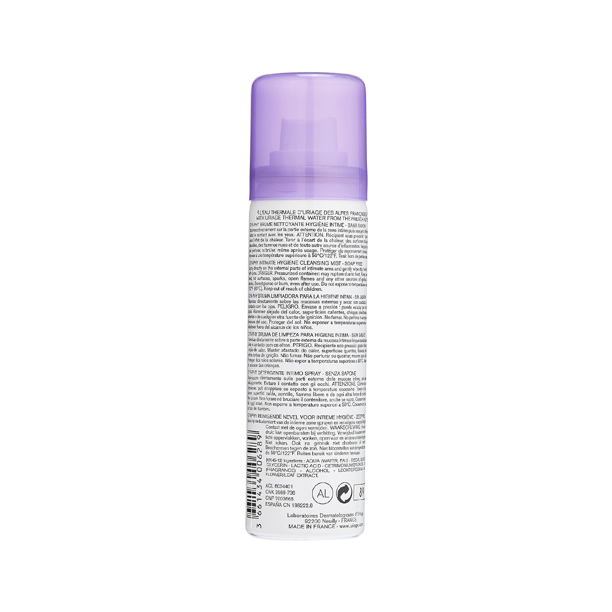 Uriage Gyn Phy Brume Nettoyante Spray 50 Ml