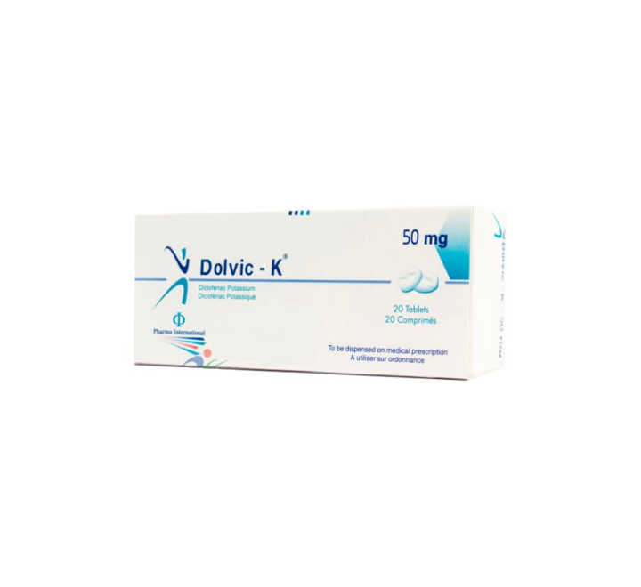 Dolvic K 50mg 20tab