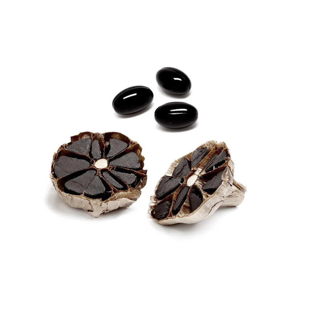 Swiss Energy Herbs BLACK GARLIC with Vitamins B- Group, 20 capsules