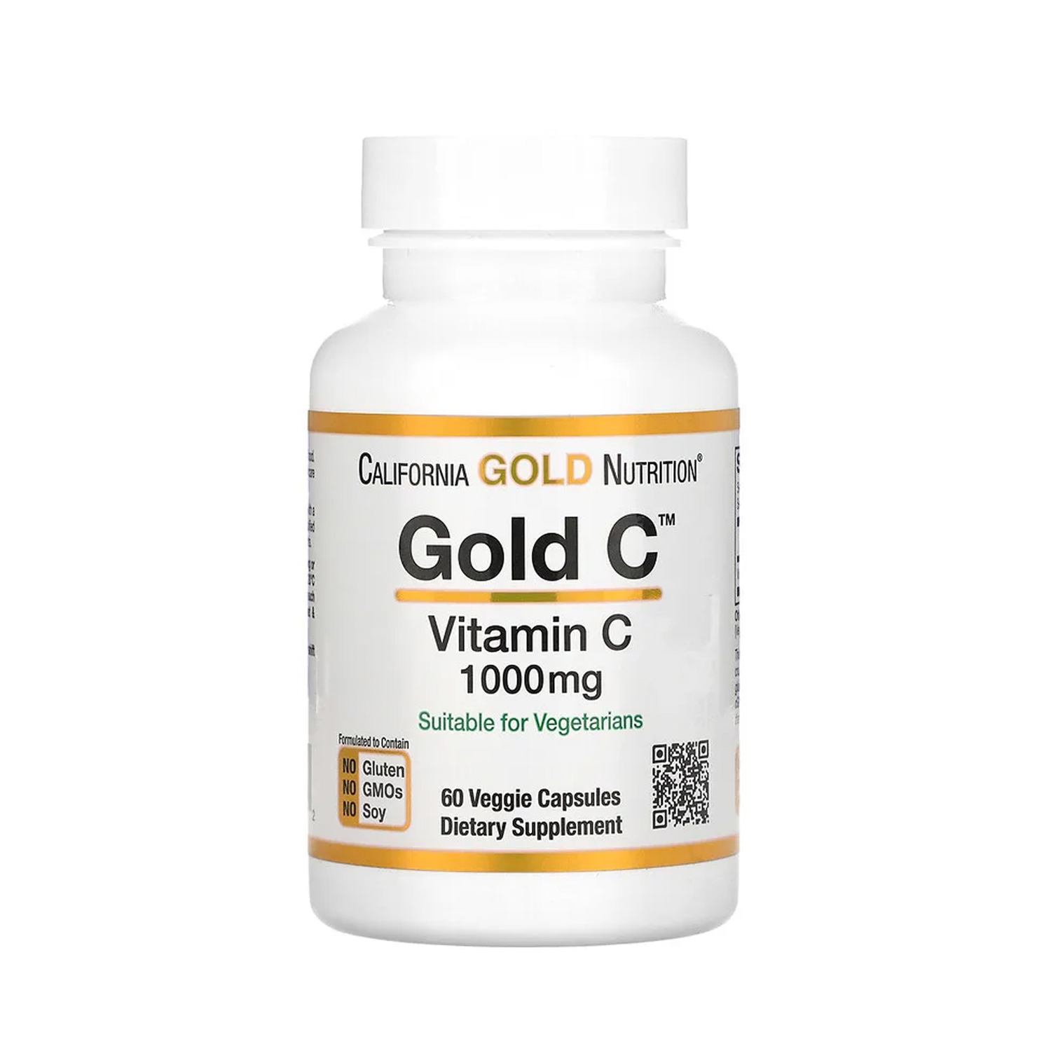 California Gold Nutrition Gold C Usp Grade Vitamin C 1000 Mg 60 Veggie caps