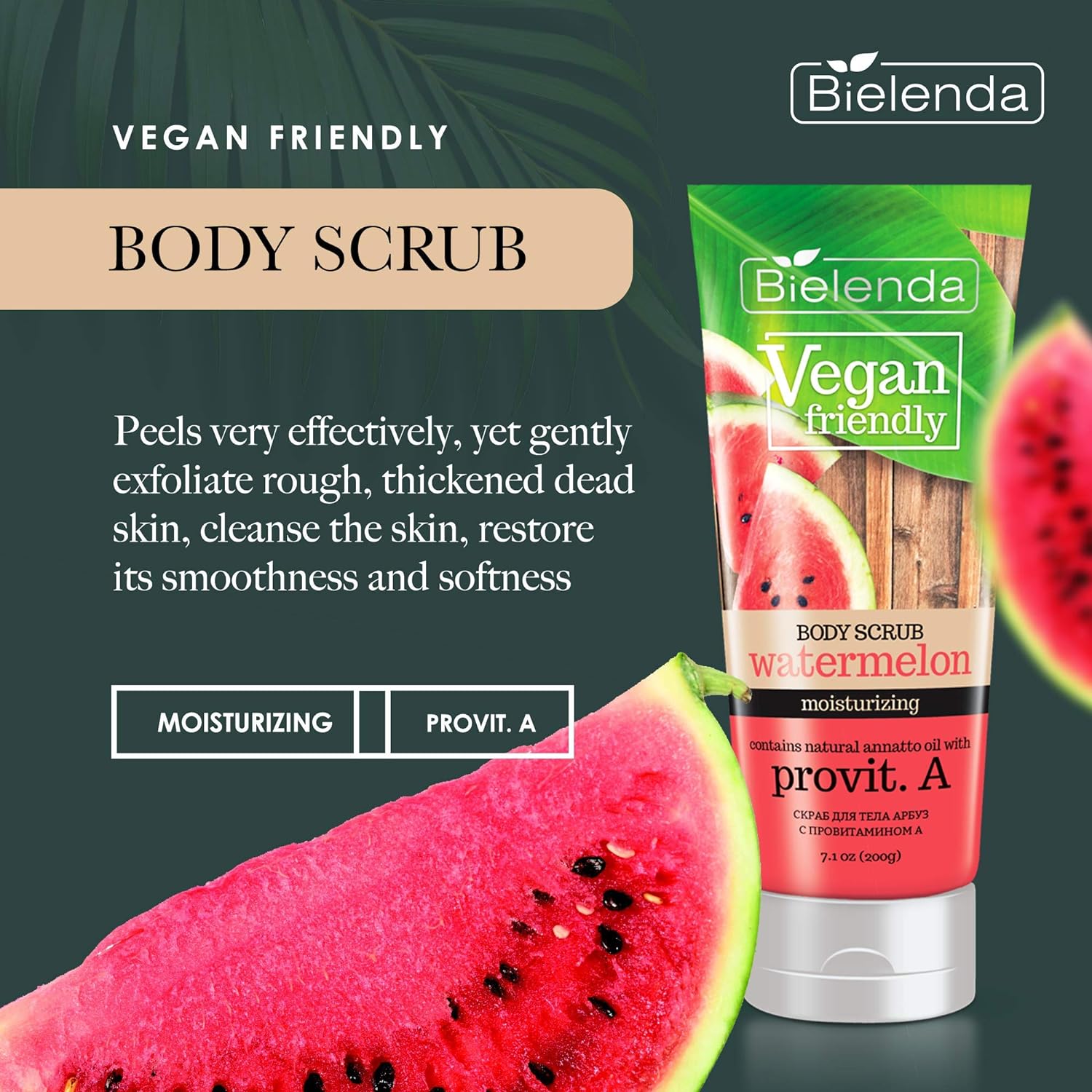 Bielenda Vegan Friendly Watermelon Body Scrub 200 Ml