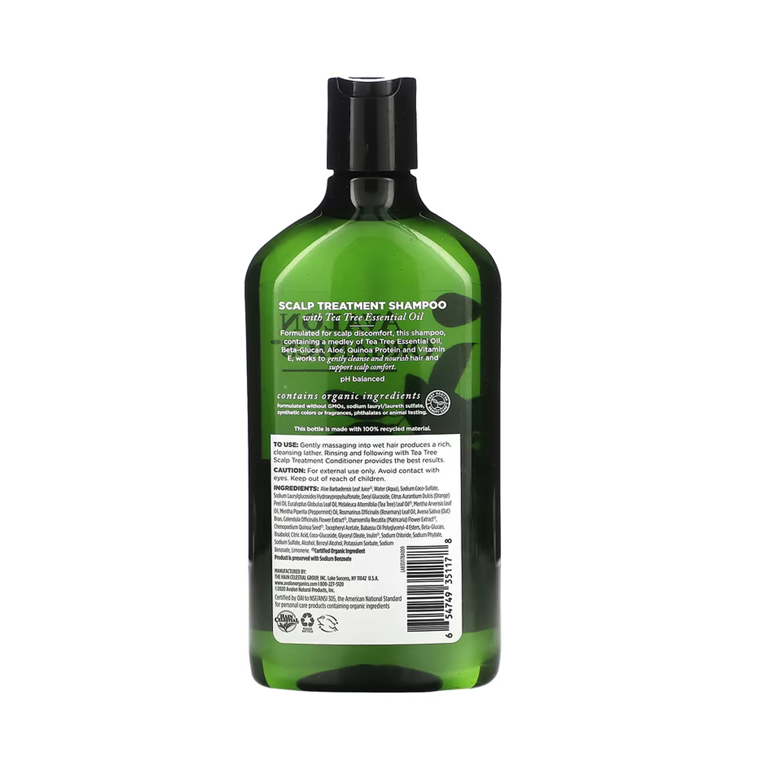 Avalon Organics Tea Tree Shampoo 325 Ml