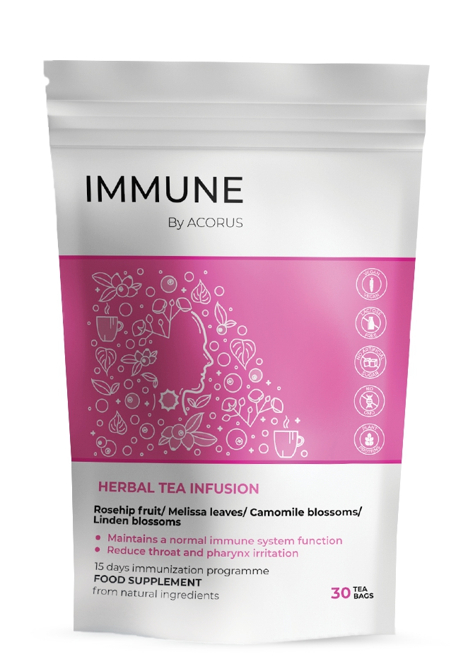 Acorus Immune Herbal Tea Doypack 1.5 Gm X 30