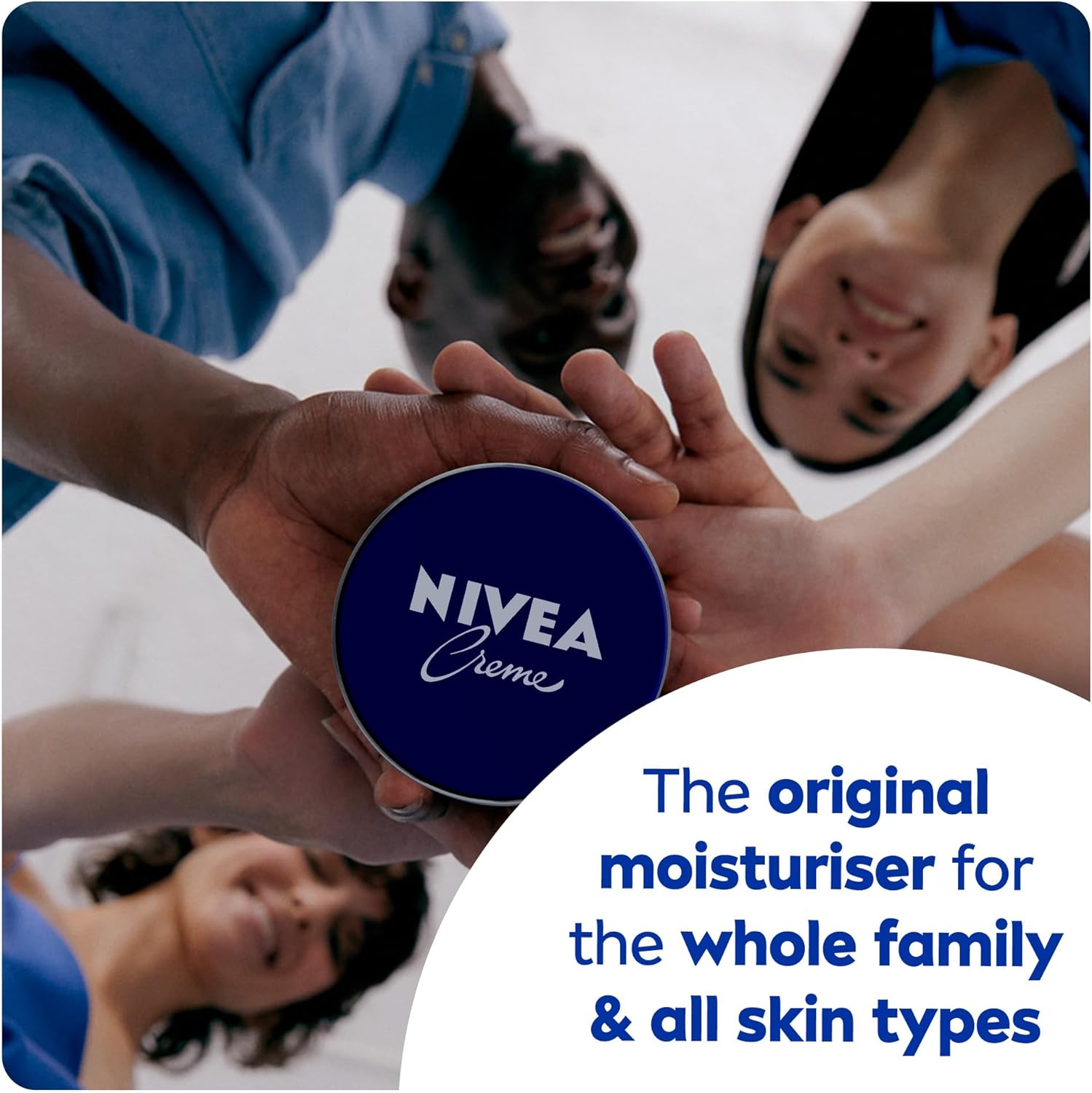 NIVEA Creme Moisturising Cream, Universal All Pourpose Face Body Hands, Tin 400ml