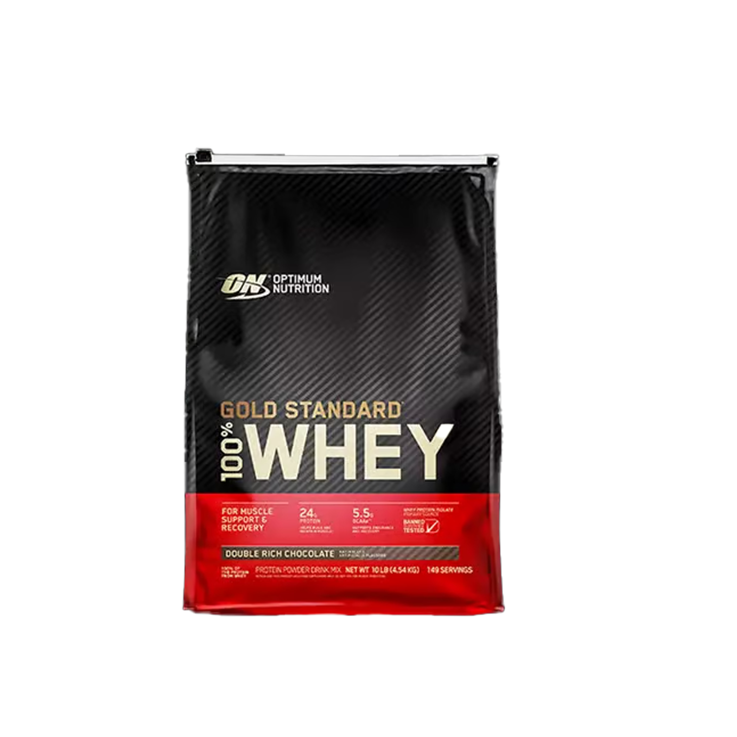 Optimum Nutrition,Gold Standard 100% Whey Double Rich Chocolate10LBS 4.54Kgs