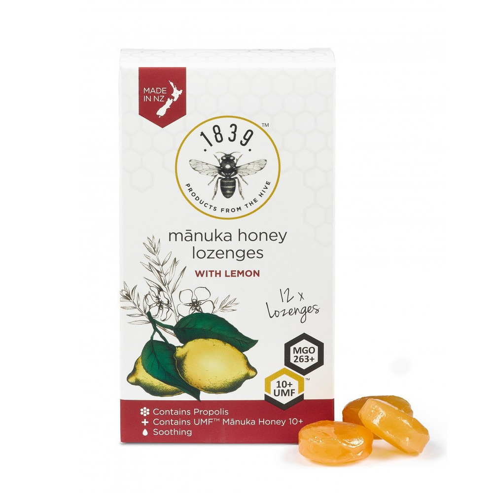 Manuka Honey Lozenges with Lemon