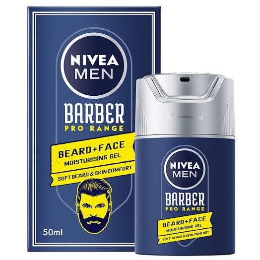 Nivea Men Barber Pro Range Beard & Face Moisturizing Gel 50Ml