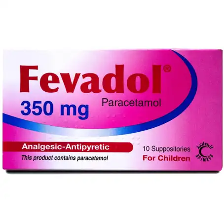 Fevadol 350mg suppos