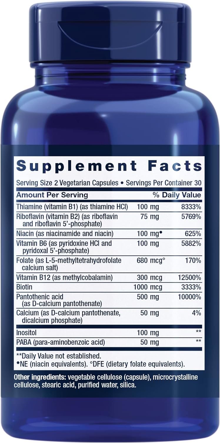 Life Extension Bioactive Complete B Complex 60 Vegetable caps