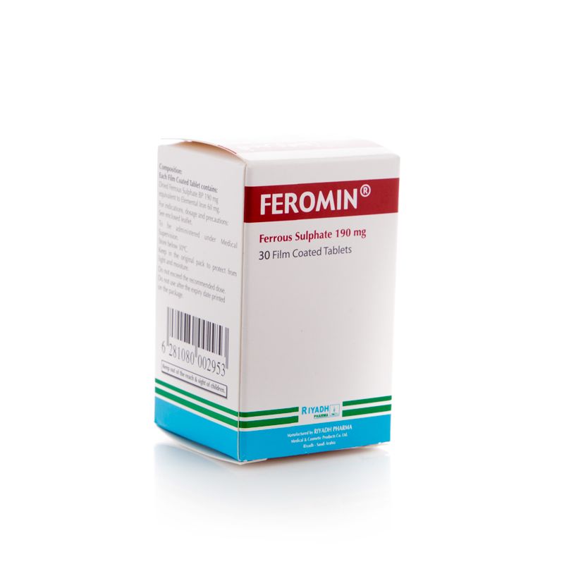 Feromin 190 Mg 30 Tab