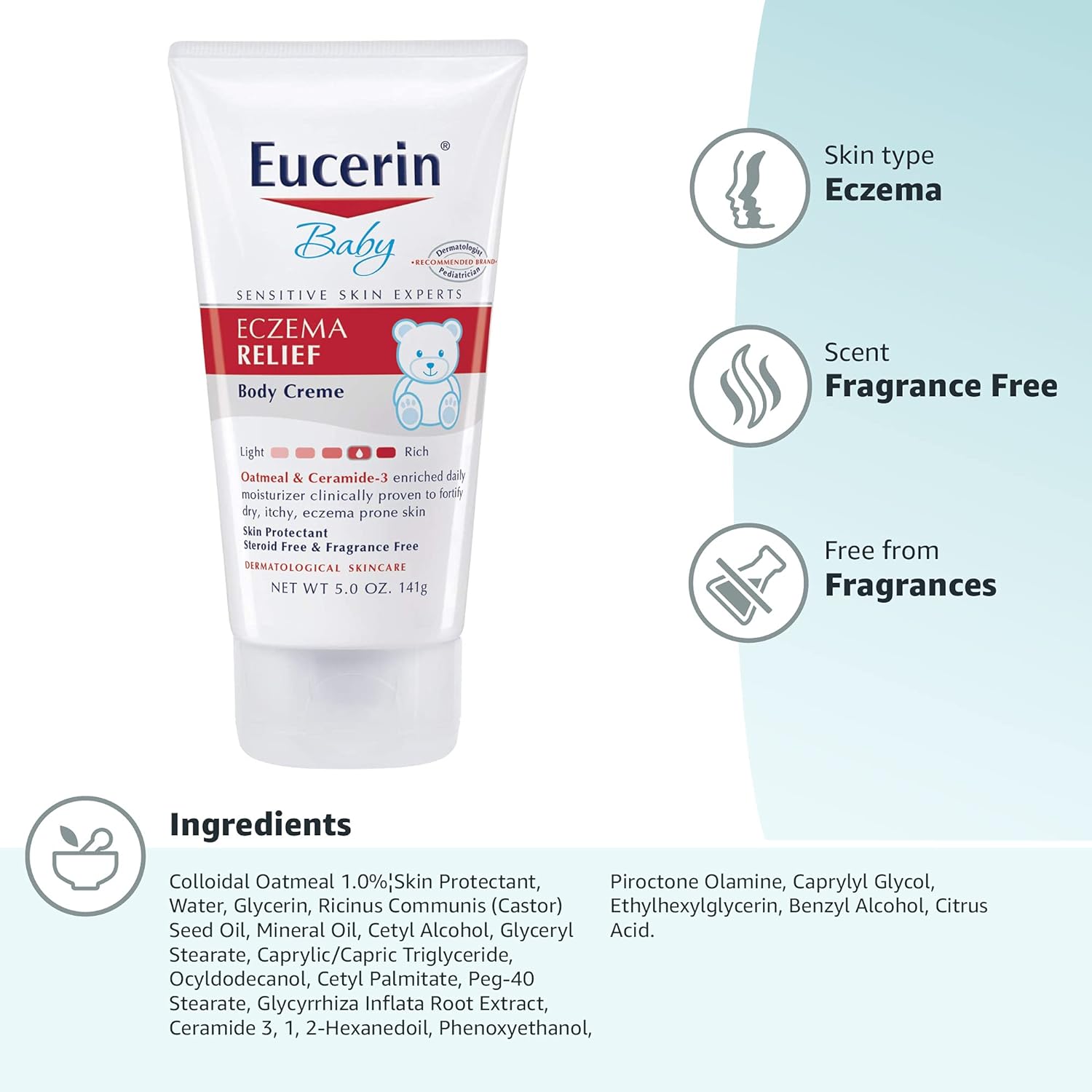 Eucerin Eczema Relief Cream For Baby 141gm