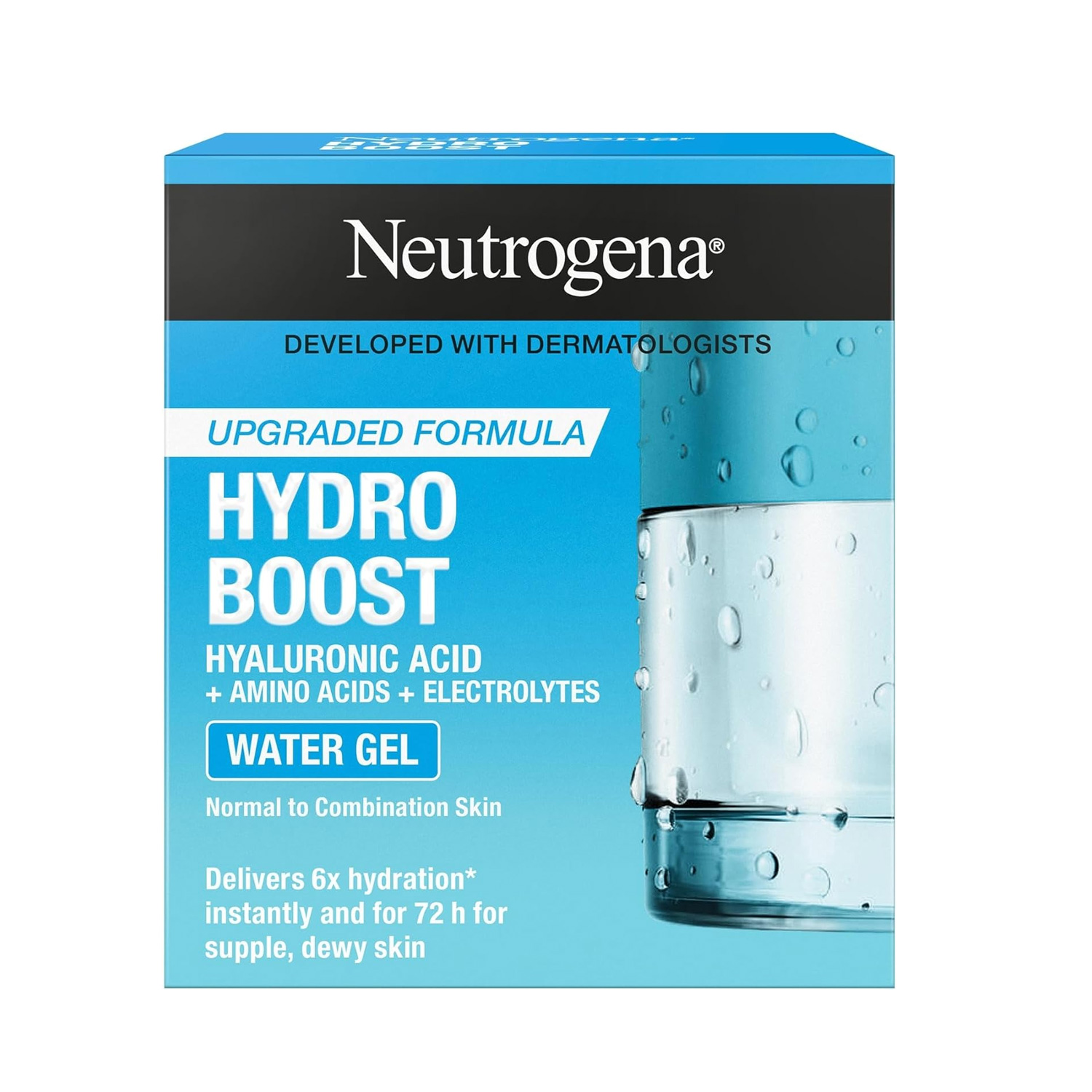 Neutrogena Hydro Boost Face Moisturizer Water Gel, 50ml (Packaging may vary)