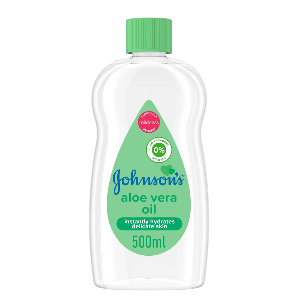 Johnsons Baby Oil Aloe Vera 500ml