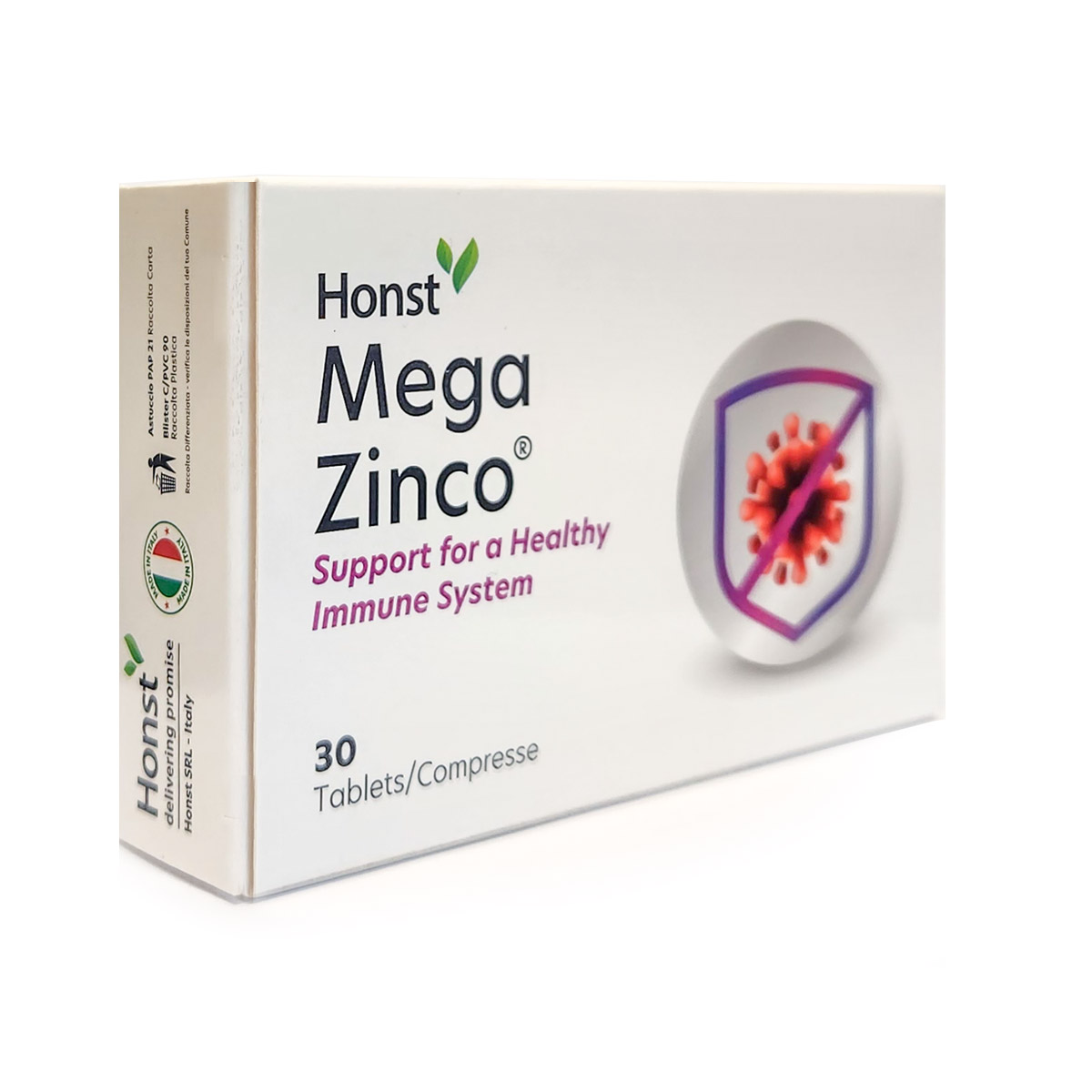 Mega Zinco 30 Tablets/Compresse