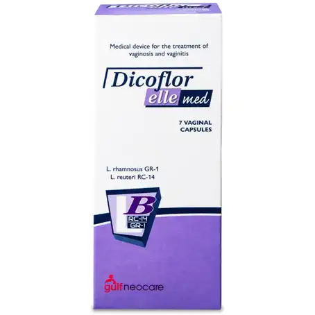 Dicoflor Elle Med 7Vag Caps Box