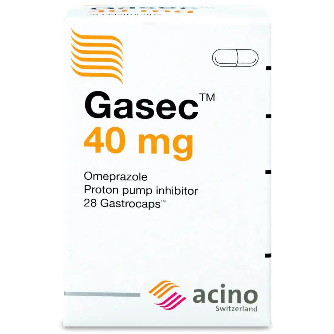 Gasec 40mg Gastro 28 Cap