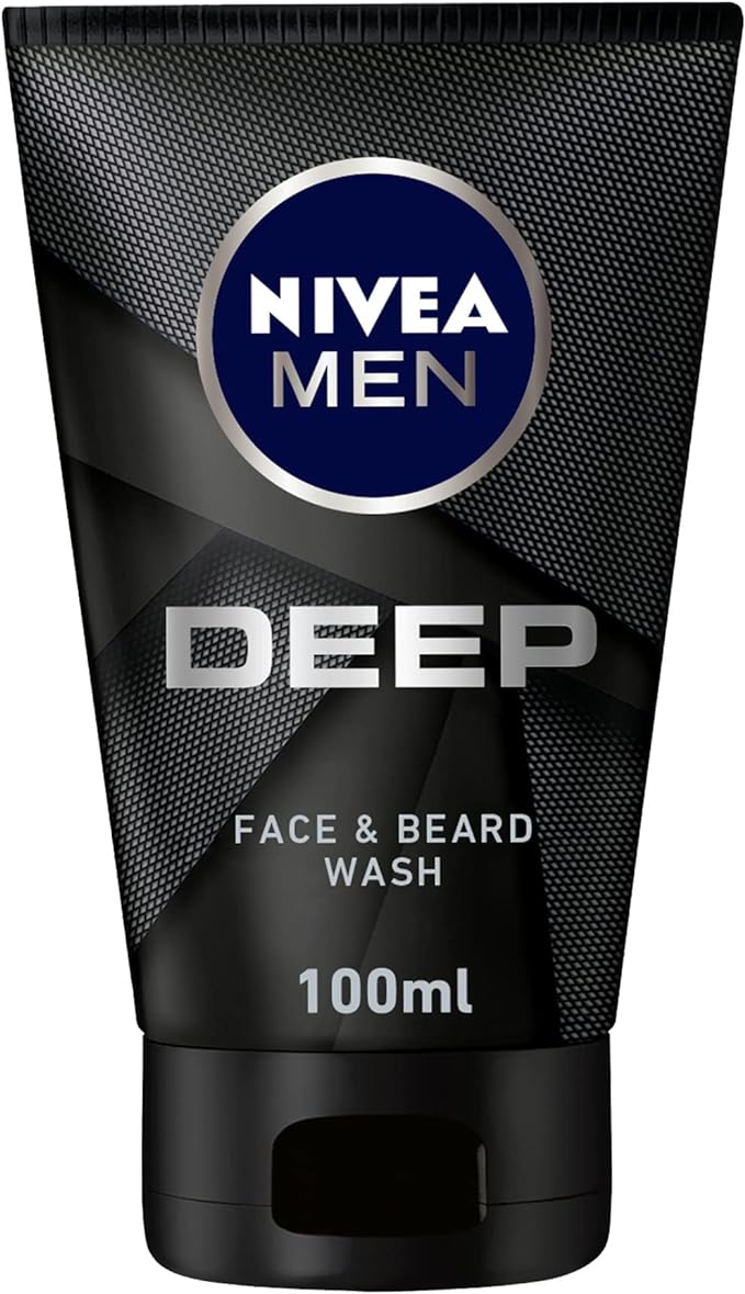 Nivea Men Deep Anti Impurities Face & Beard Wash 100 Ml