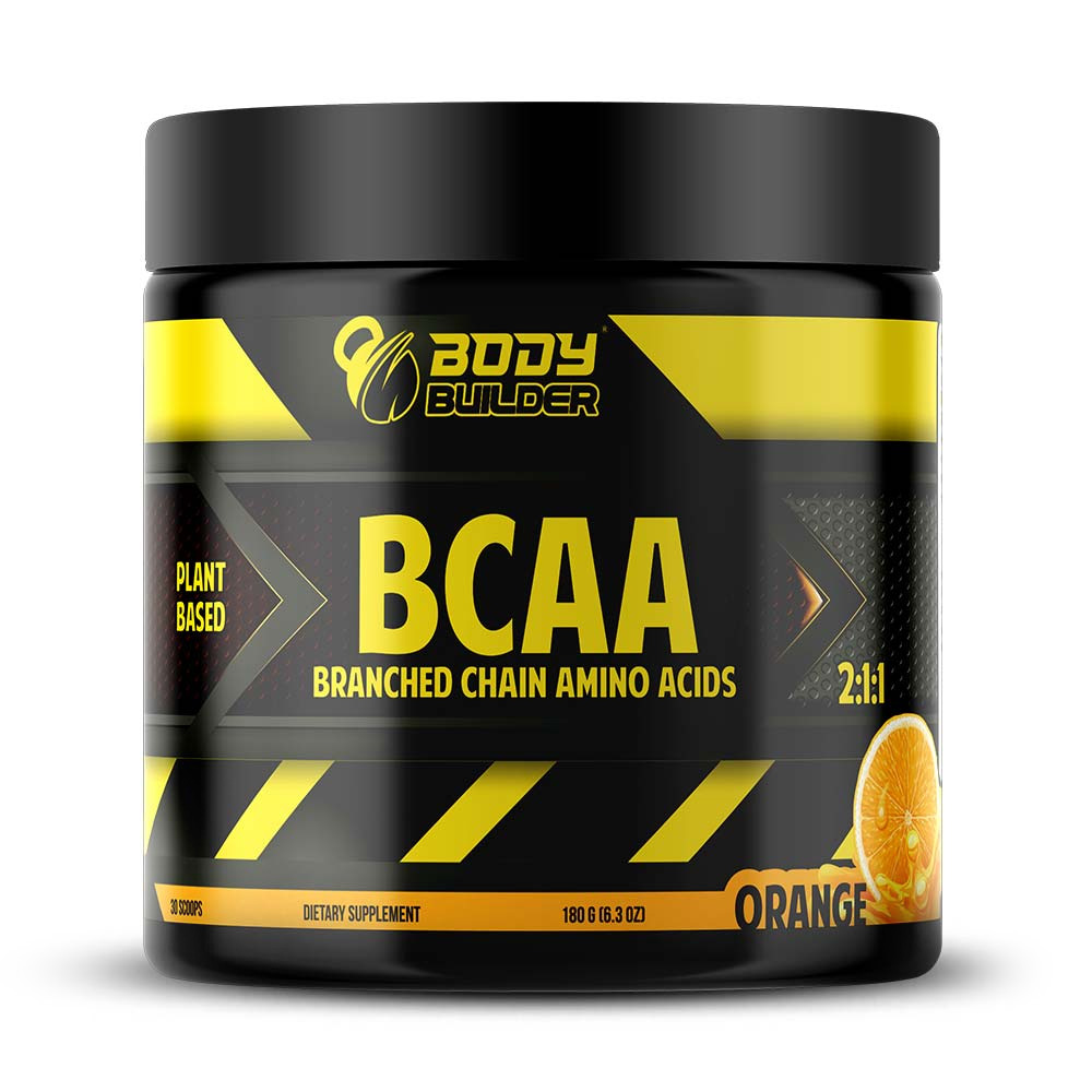 Body Builder BCAA branchad chain Amino Acid orange flavor