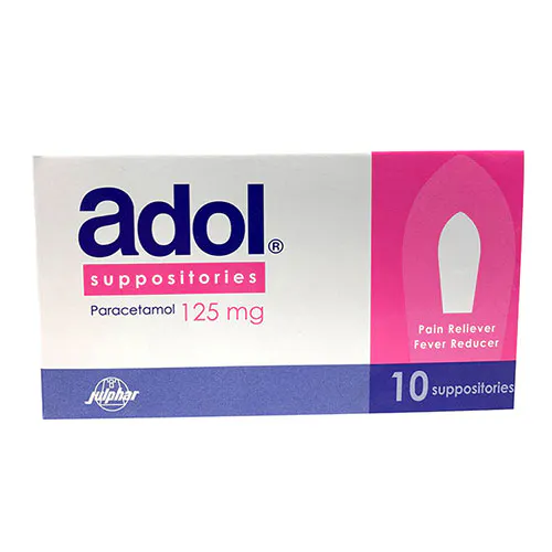 Adol 125mg 10 Suppositories