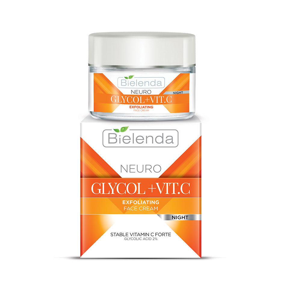 Bielenda Neuro Glicol + Vitamin C Exfoliating Face Cream Night