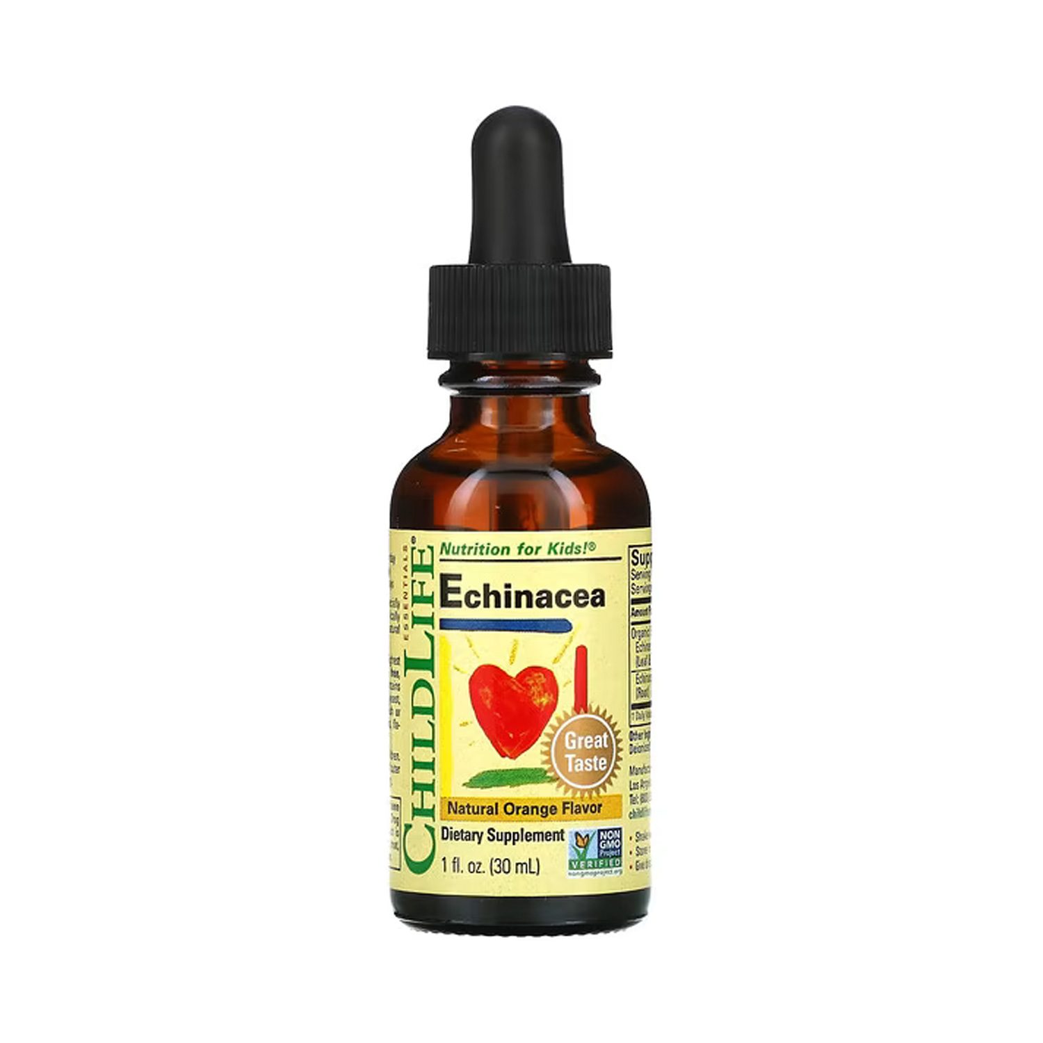 ChildLife Essentials, Essentials, Echinacea, Natural Orange, 1 fl oz (30 ml)
