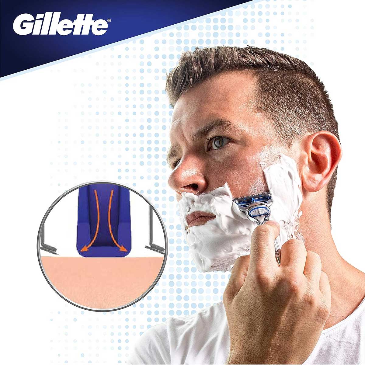 Gillette Skinguard Sensitive Skin Razor 2up