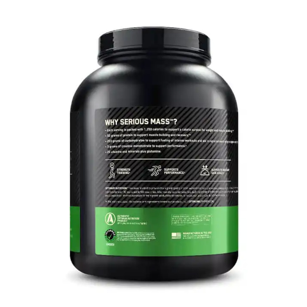 Serious Mass 50gm Protein Vanila 8 servings 6 LB