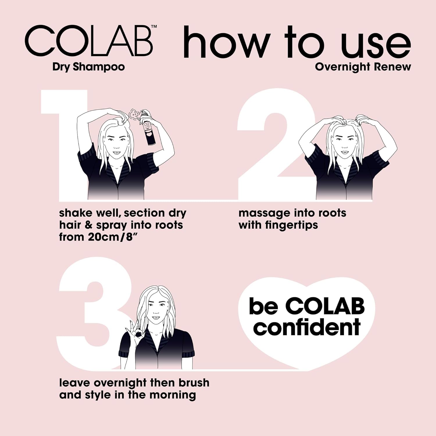 Colab Overnight Renew Dry Shampoo 200ml