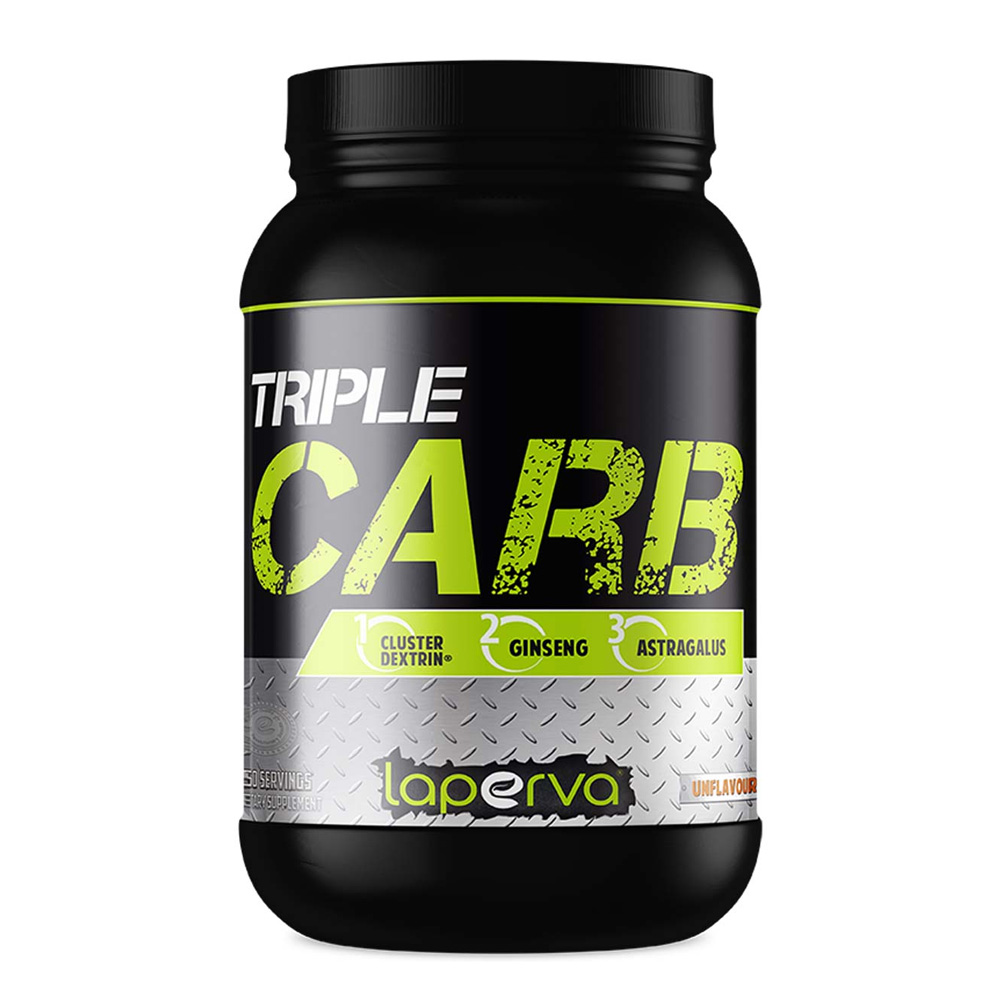 Laperva Triple Carb 50 servings Unflavoured 2.8LB,24.95 Grams of Carbohydrates, Increase Endurance and Build Muscle