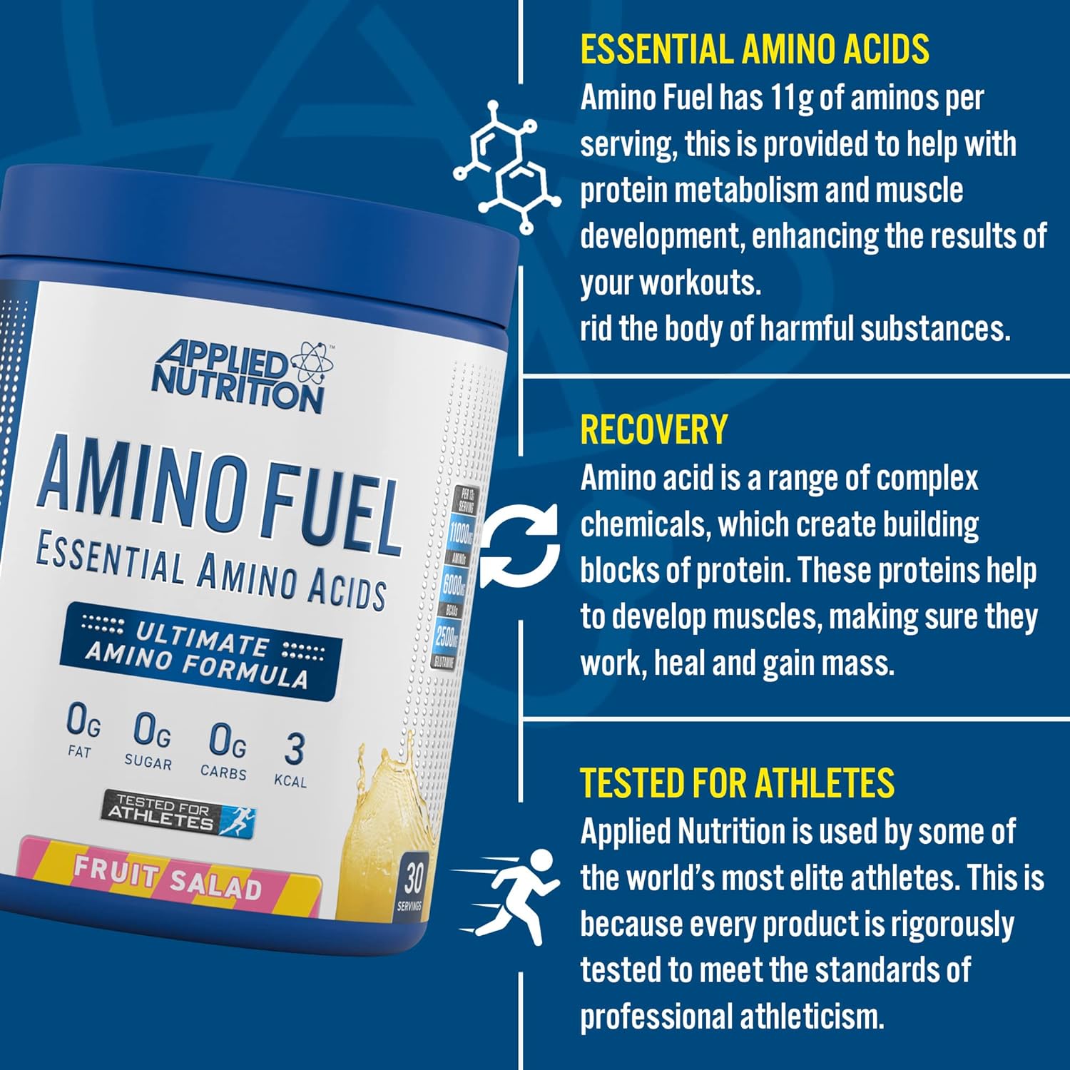 Applied Nutrition Amino Fuel Fruit Salad - 390g