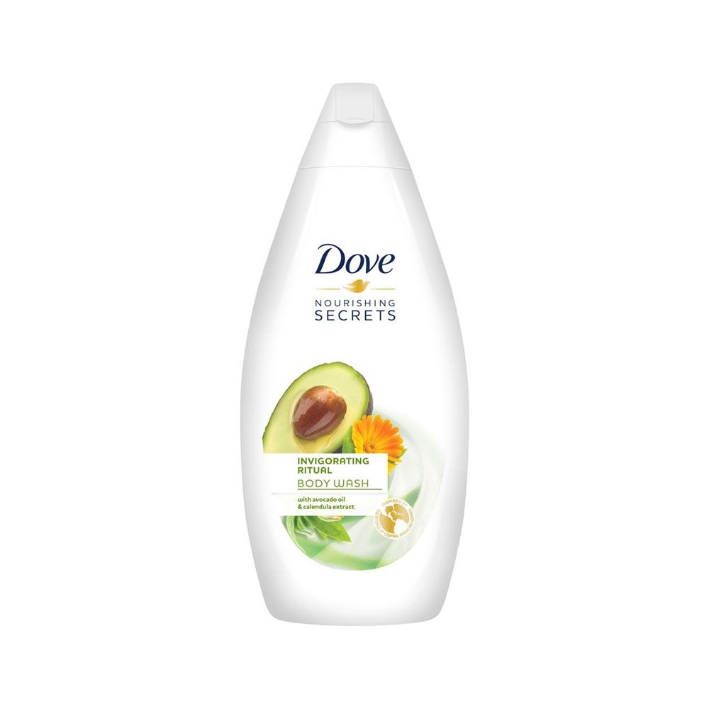 Dove Body Wash Invigorating Ritual Body Wash Avocado & Calendula 500Ml