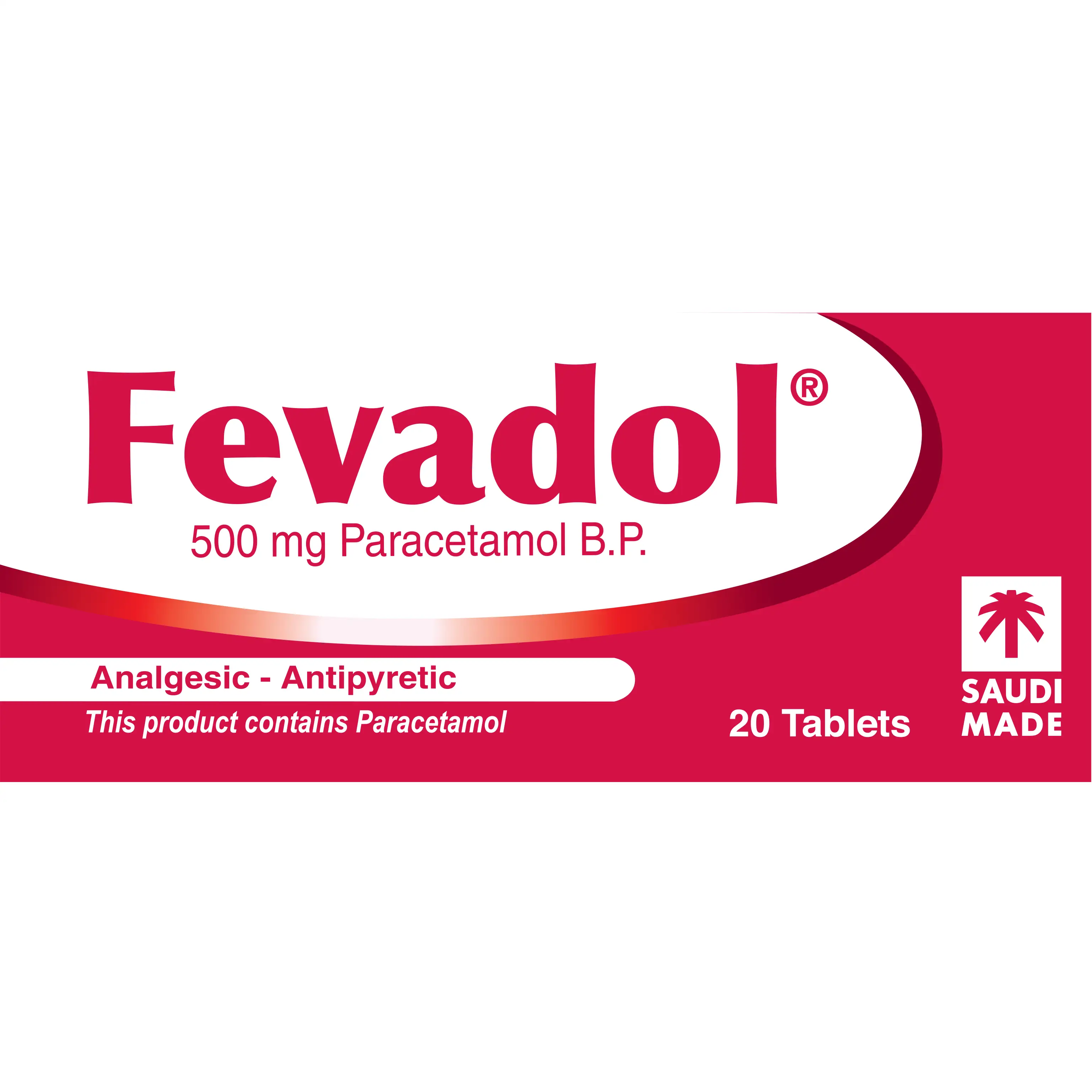 Fevadol 500 Mg 20 Tab