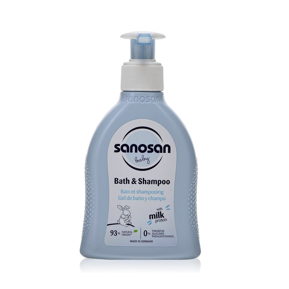 Sanosan Baby Bath & Shampoo (Dispenser) 200 Ml