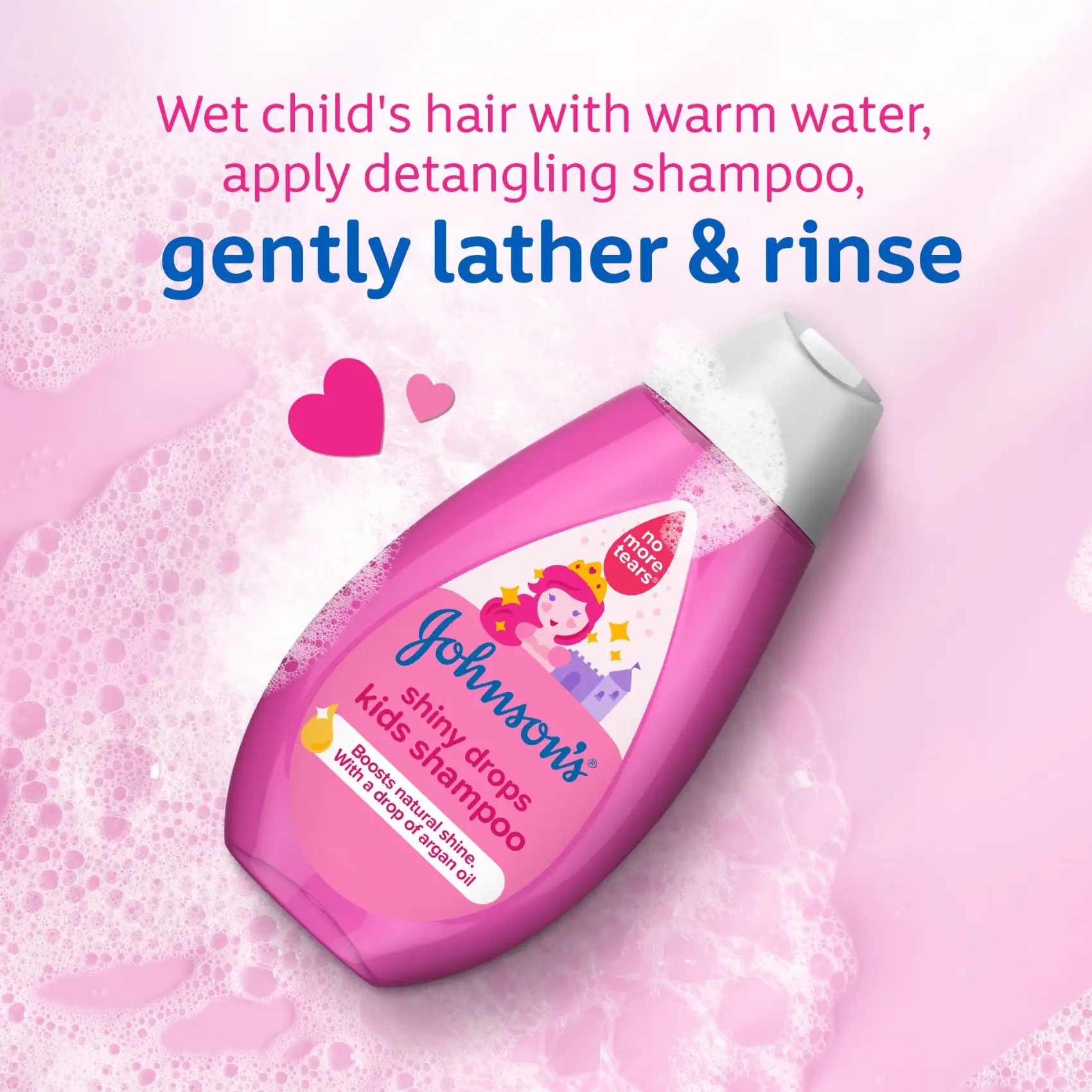 Johnsons Shiny Drops Kids shampoo 300ml