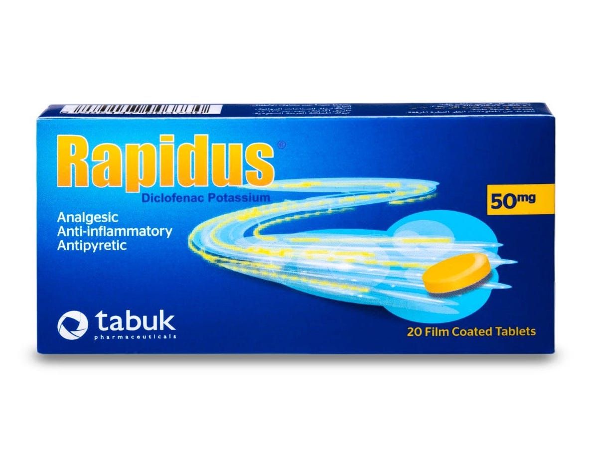 Rapidus 50 Mg 20 Tab